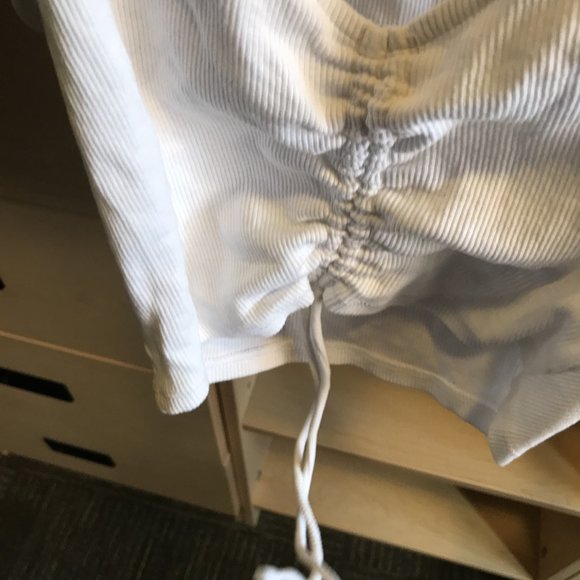 (1) Zara Ruffled Drawstring Top - Picture 4 of 8